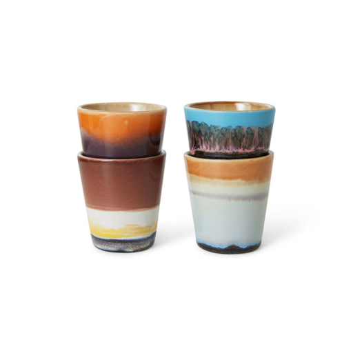 HKLiving Solar 4 mugs Ristretto