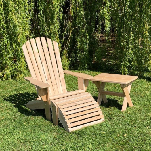 Adirondack voetensteun in Canadees wit ceder