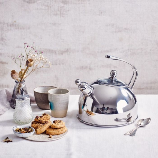 BEKA Melbourne Bouilloire avec siffet Inox 2.5L