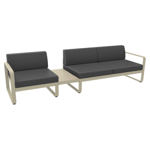 Fermob Bellevie : 1A graphite grey kussens