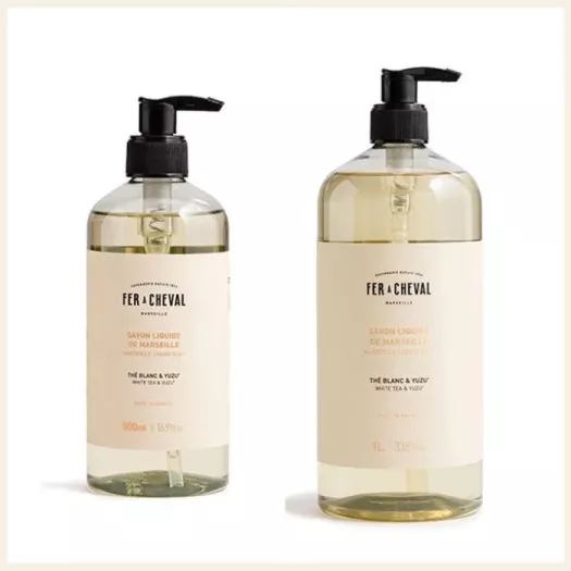 Image de deux bouteilles parfum Thé Blanc & Yuzu