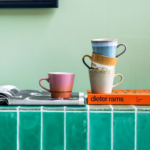 HKLiving Meteor 4 Tasses cappuccino