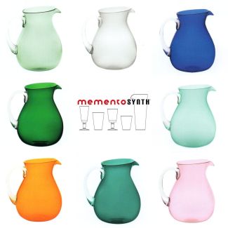 Memento Synth carafe pitcher avec anse couleur