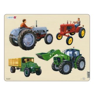 Puzzle 4 tracteurs 33PCS