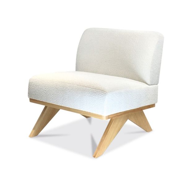 V Singulier fauteuil, krullende textuur
