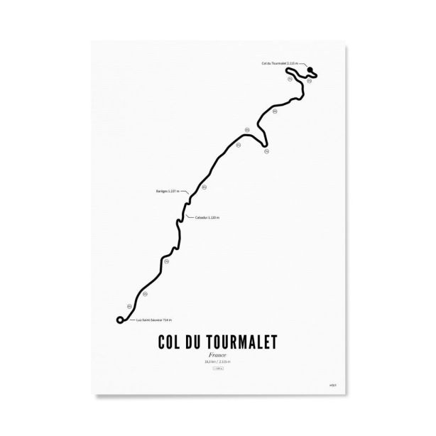 Col du Tourmalet 30X40CM