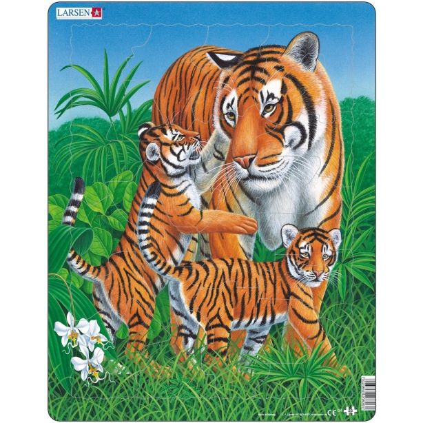 Puzzle Tigres 23 pièces