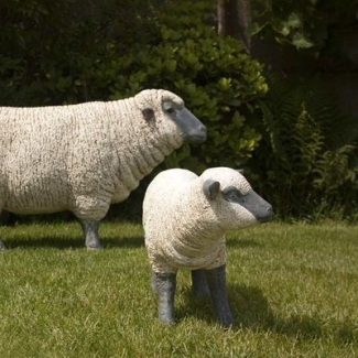 Agneau blanc grandeur nature