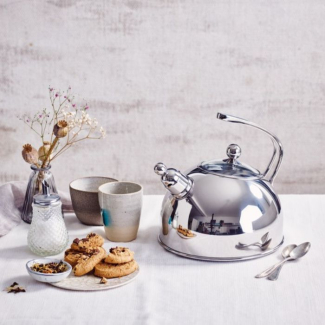 BEKA Melbourne Bouilloire avec siffet Inox 2.5L