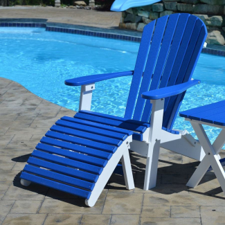 Berlin Gardens Adirondack repose pieds bicolore