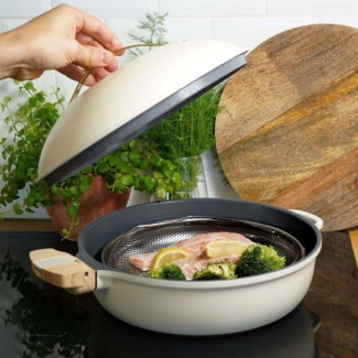 Cookut La Fabuleuse Poêle 8 en 1 Crème