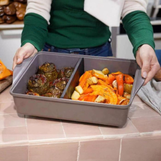 Cookut plat ajustable Gris perle