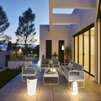 Fermob Bellevie : zitbank 2 Graphite Grey Cussens