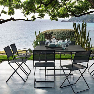 Fermob Caractère : Table pliante 128 x 128cm