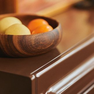 HKLiving Bol en Acacia