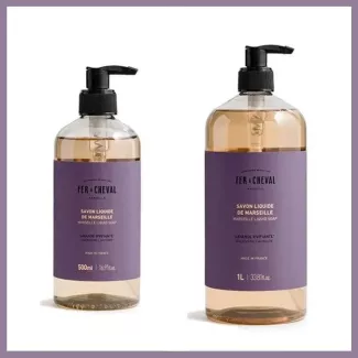 Fer à Cheval : Savon liquide parfumé Lavande Vivifiante