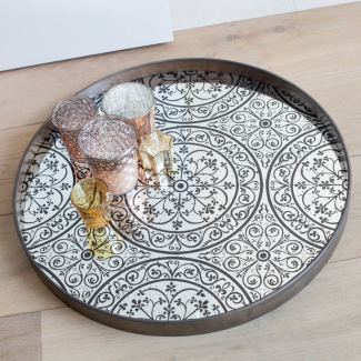 Plateaux en miroir pour tables basses  D61CM