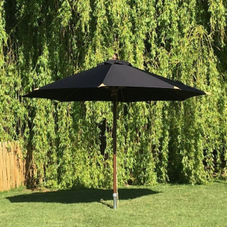 Parasol mât bois D350CM
