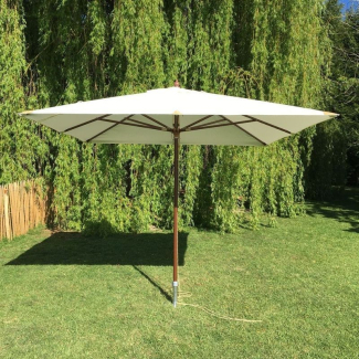 Parasol mât bois 300X300CM