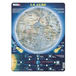 Puzzle pour apprendre La Lune 70PCS