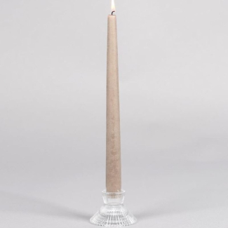 Rasteli Ruffles - glazen kandelaar voor tafelkaarsen