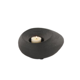 Rasteli Eggy black keramische kandelaar