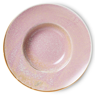 HKLiving Chef ceramics Diep boord - rustic pink