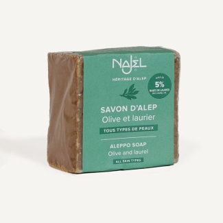Najel savon Alep 5% Laurier 190GR