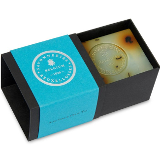 Savonneries Bruxelloises : Prestige Bar Aloe Green Tea 200GR