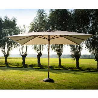 Houtmastparasol D300CM Taupe