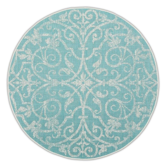 Tapis Extérieur rond Summer Quai