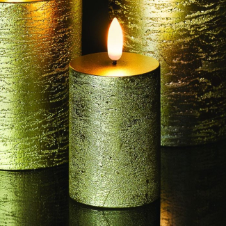 Uyuni Bougie Led GOLD D5H7.5CM