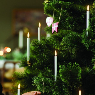 Uyuni 4 bougies Christmas Led Nordic White