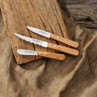 Jean Dubost couteau manche olivier