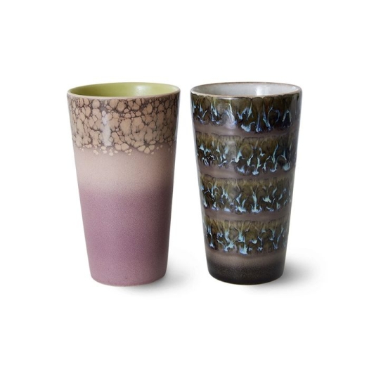 HKLiving Forest 2 mugs Latte