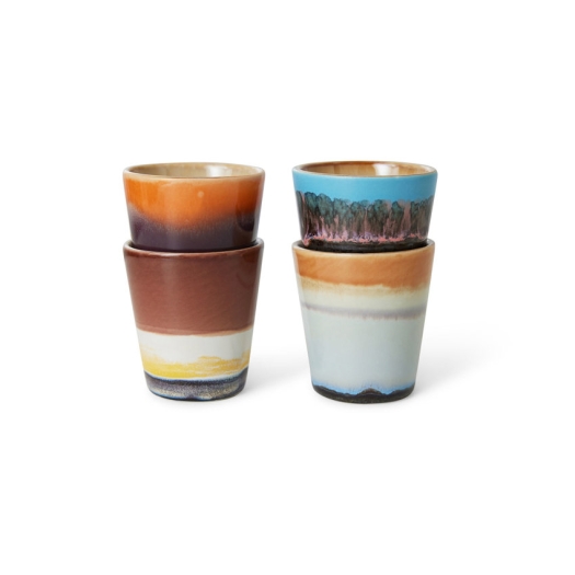 HKLiving Solar 4 mugs Ristretto