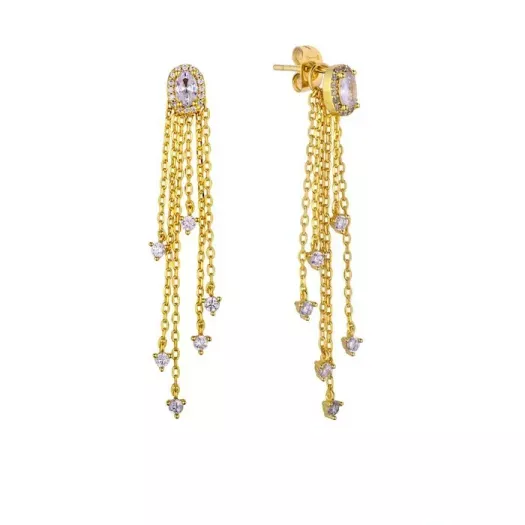 Image représentant les boucles d'oreilles Dynasty Sienna de MYA-BAY