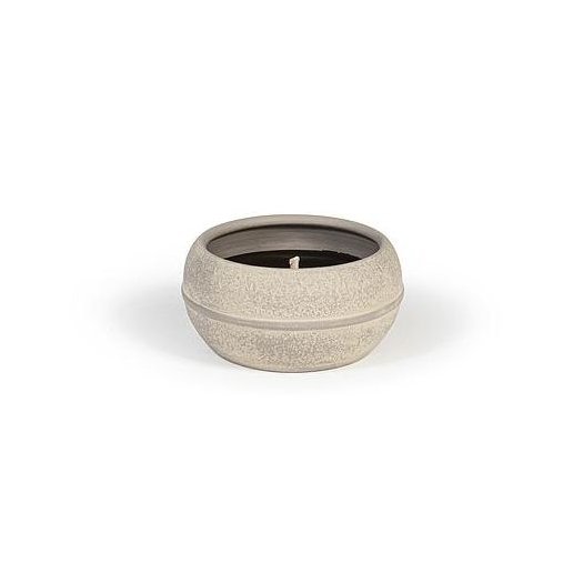 Dekocandle kaars tuin Terracotta Grijs : D24H13CM