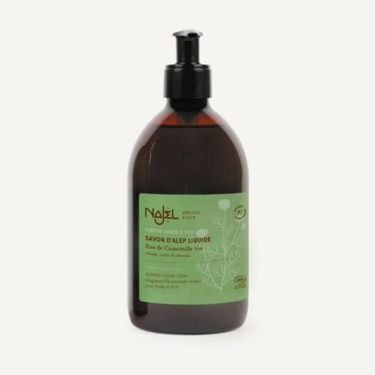 Najel Vloeibare Aleppo Zeep Organische 500ML Amber Oud