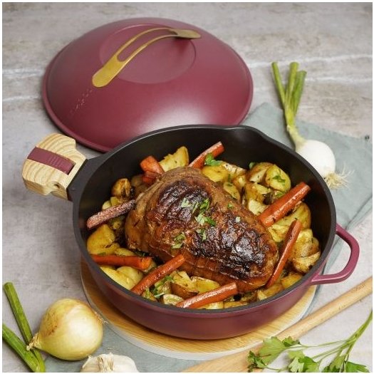 Cookut La Fabuleuse Poêle 8 en 1 Rouge