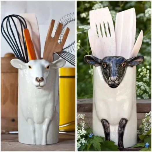 Image produit représentant les pots à ustensiles en céramique.