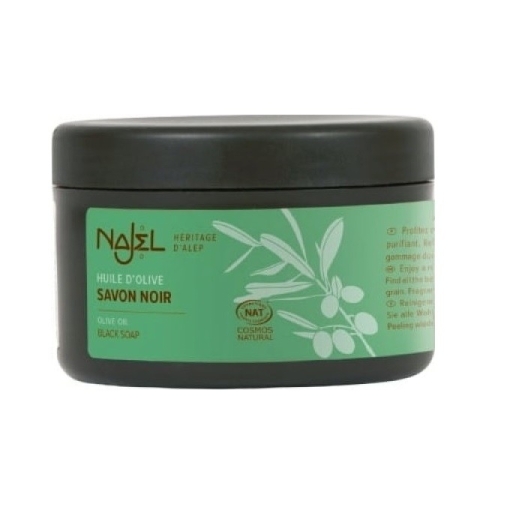 Najel Zwarte zeep met olijfolie