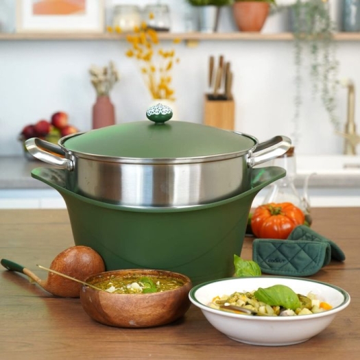 Cookut Cocotte roestvrijstalen couscoussier 28 cm