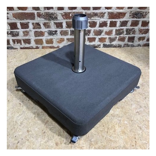 Betonnen parasolvoet 85KG met wielen