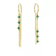 Image produit boucles d'oreilles Green Rialto MYA-BAY