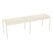 Image produit banc 3/4 places Fermob Luxembourg couleur beige latte
