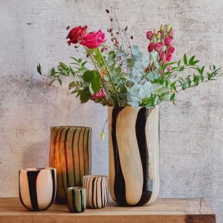 Pomax Vase Nude Noir