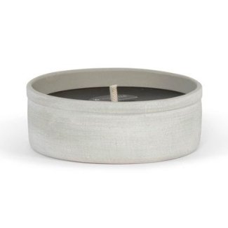 Dekocandle Bougie Terracotta Grey : D23H8CM