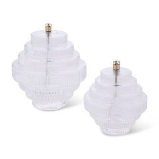 Olielamp Bol Twin Clear Messing