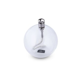 Sferische olielamp Chrome
